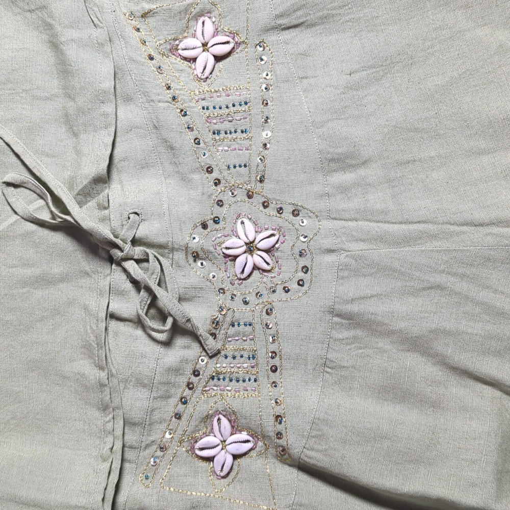 NWT Cotton/Rayon/Linen 2 Piece Set Made In India Would Fit Best Size M - Picture 4 of 14